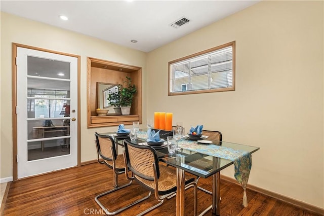 7021 Shoshone Ave, Lake Balboa, CA 91406 - home office featuring wood finished floors, healthy amount of natural light, and recessed lighting