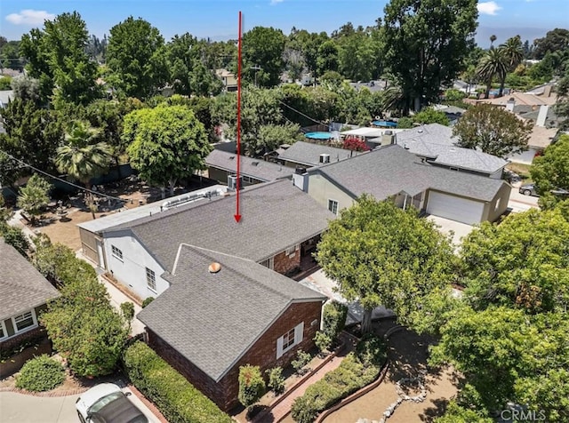 7021 Shoshone Ave, Lake Balboa, CA 91406 - view from above of property