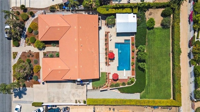9430 Valley View St, Rancho Cucamonga, CA 91737 - aerial view of a pool