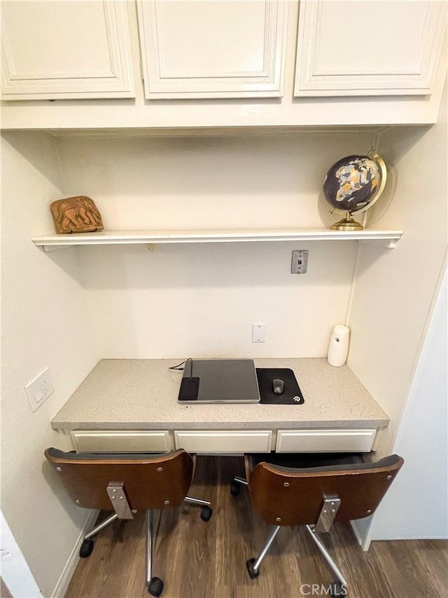 5310 Zelzah Ave Unit 312, Encino, CA 91316 - office featuring wood finished floors and built in desk