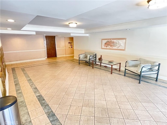 5310 Zelzah Ave Unit 312, Encino, CA 91316 - building lobby featuring ornamental molding and recessed lighting