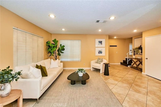1116 Cleghorn Dr Unit B, Diamond Bar, CA 91765 - living area featuring recessed lighting and light tile patterned floors