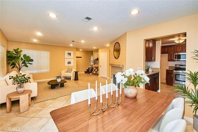 1116 Cleghorn Dr Unit B, Diamond Bar, CA 91765 - dining area featuring light tile patterned floors and recessed lighting