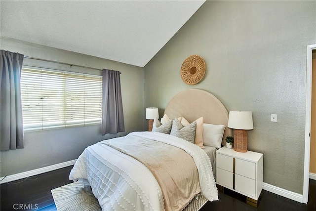 1116 Cleghorn Dr Unit B, Diamond Bar, CA 91765 - bedroom with dark wood-type flooring and lofted ceiling