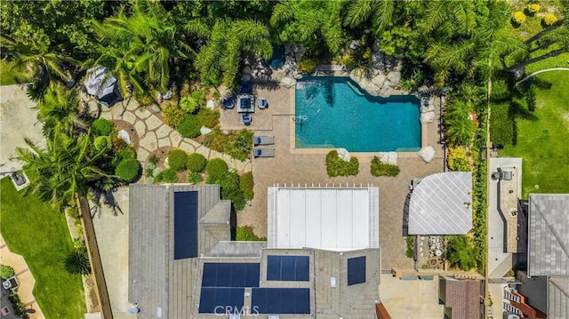 21210 Twin Oak, Yorba Linda, CA 92886 - drone / aerial view of a pool area