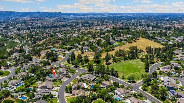 21210 Twin Oak, Yorba Linda, CA 92886 - aerial overview of property's location featuring nearby suburban area