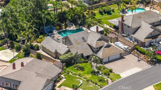 21210 Twin Oak, Yorba Linda, CA 92886 - bird's eye view of a pool