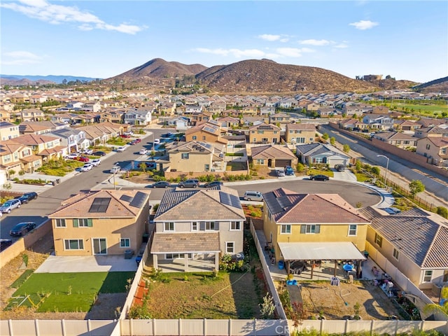 28426 Joey Ct, Menifee, CA 92585 - aerial view of residential area featuring a mountain backdrop