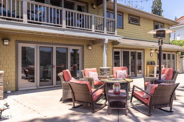 3626 Saint Elizabeth Rd, Glendale, CA 91206 - patio / terrace with a patio and french doors