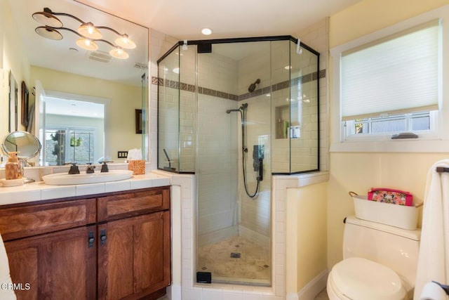 3626 Saint Elizabeth Rd, Glendale, CA 91206 - bathroom featuring vanity and a stall shower