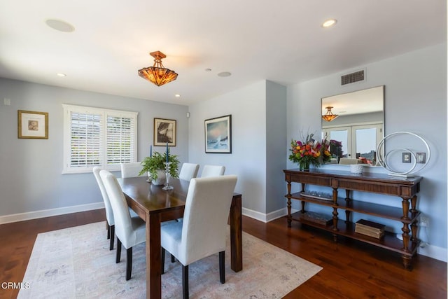 3626 Saint Elizabeth Rd, Glendale, CA 91206 - dining space featuring plenty of natural light, wood finished floors, and recessed lighting