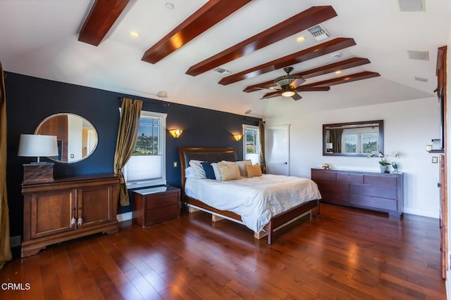 3626 Saint Elizabeth Rd, Glendale, CA 91206 - bedroom featuring dark wood finished floors and recessed lighting