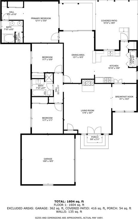 6515 Amigo Ave, Reseda, CA 91335 - view of floor plan / room layout