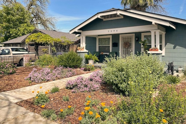 1396 N Ferger Ave, Fresno, CA 93728 - view of front of house with covered porch