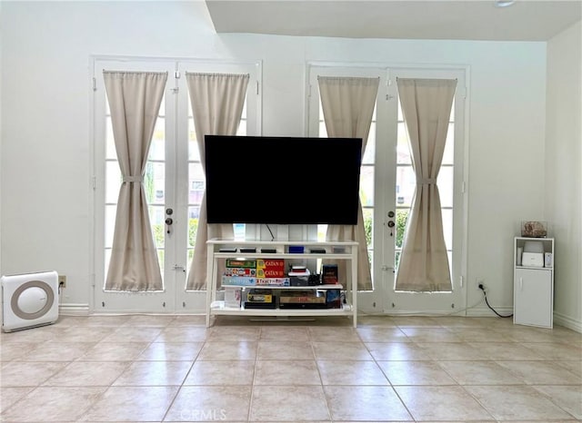 2227 Langspur Dr, Hacienda Heights, CA 91745 - tiled living area with french doors and baseboards