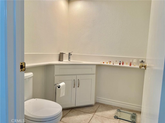 2227 Langspur Dr, Hacienda Heights, CA 91745 - half bathroom featuring vanity and tile patterned flooring