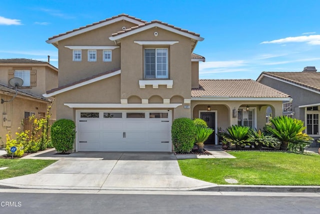 3328 Whispering Palms, Pico Rivera, CA 90660 - view of front facade featuring an attached garage, stucco siding, and concrete driveway