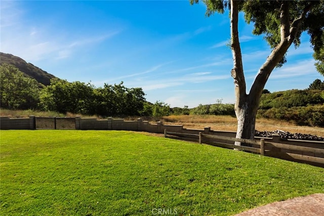 18310 Canon St, Devore, CA 92407 - view of yard with a mountain view