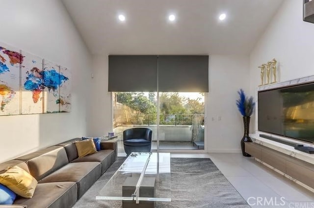 2727 Pine Creek Cir, Fullerton, CA 92835 - living area with tile patterned flooring and recessed lighting