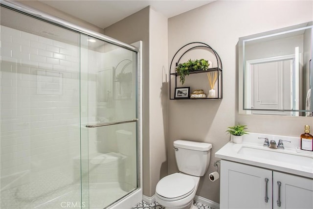 849 Half Moon Ave, Redlands, CA 92374 - bathroom with a shower stall and vanity