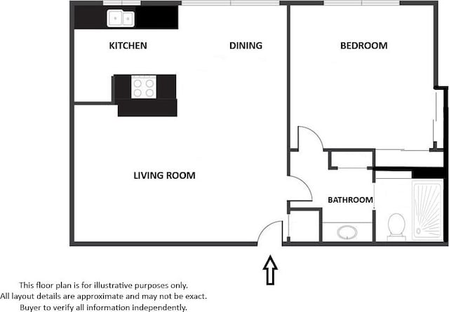 972 Larrabee St Unit 119, West Hollywood, CA 90069 - view of room layout