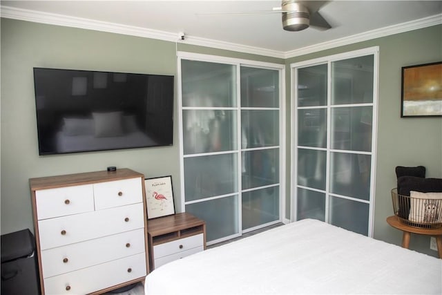 972 Larrabee St Unit 119, West Hollywood, CA 90069 - bedroom featuring ornamental molding