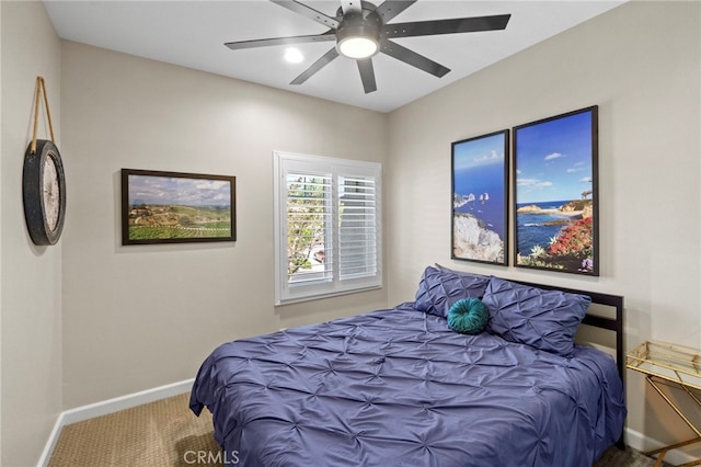 22 Brassie Ln, Coto De Caza, CA 92679 - carpeted bedroom featuring baseboards and ceiling fan