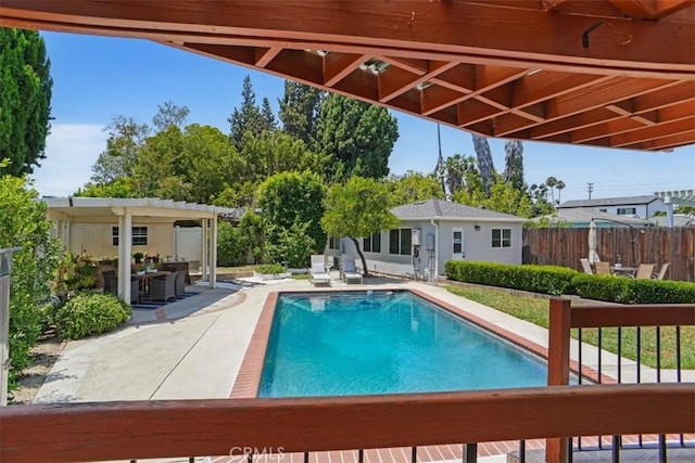 5525 Costello Ave, Sherman Oaks, CA 91401 - view of pool with a patio