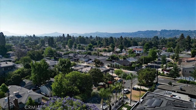 5525 Costello Ave, Sherman Oaks, CA 91401 - aerial perspective of suburban area with mountains