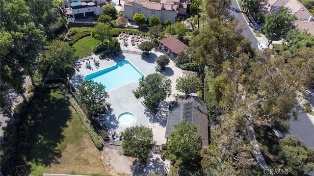 2 Shadow, Irvine, CA 92620 - aerial view of property and surrounding area featuring a pool area