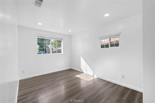 3310 Mangum St, Baldwin Park, CA 91706 - empty room with wood finished floors and recessed lighting