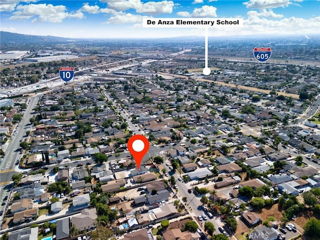3310 Mangum St, Baldwin Park, CA 91706 - aerial view of property and surrounding area