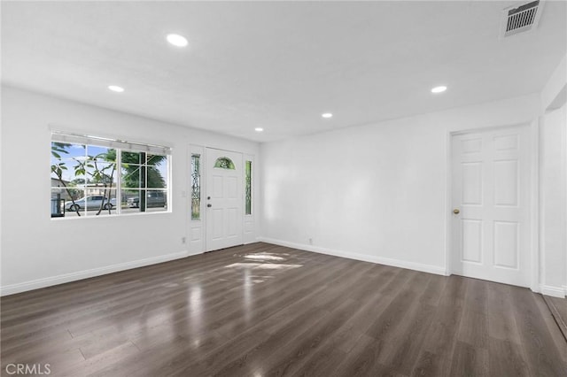 3310 Mangum St, Baldwin Park, CA 91706 - foyer entrance with wood finished floors and recessed lighting