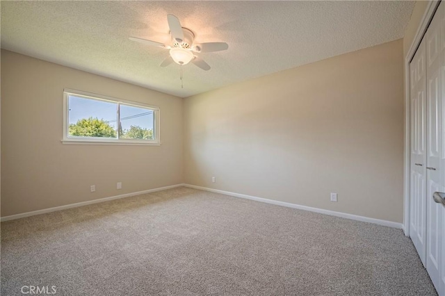 2601 Hoover Ct, Merced, CA 95340 - carpeted empty room featuring ceiling fan and a textured ceiling