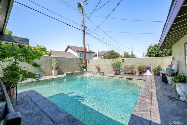 5837 Los Arcos Way, Buena Park, CA 90620 - view of swimming pool with a fenced backyard and a patio