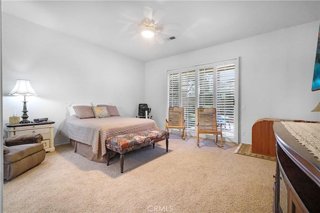 44397 Mesquite Dr, Indian Wells, CA 92210 - carpeted bedroom featuring ceiling fan
