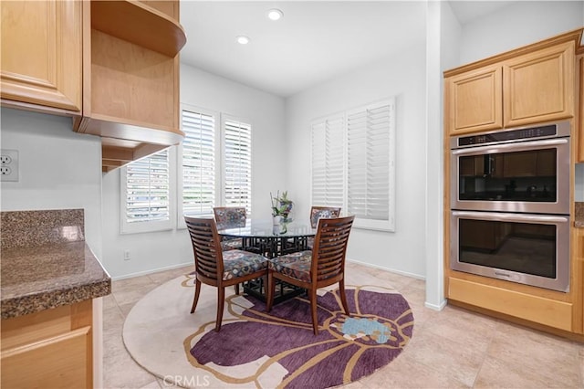 44397 Mesquite Dr, Indian Wells, CA 92210 - dining space featuring recessed lighting and light tile patterned floors