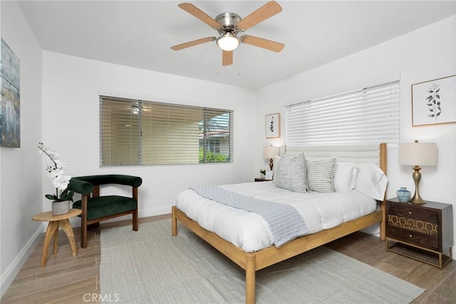 952 Via Del Monte, Palos Verdes Estates, CA 90274 - bedroom with wood finished floors and ceiling fan