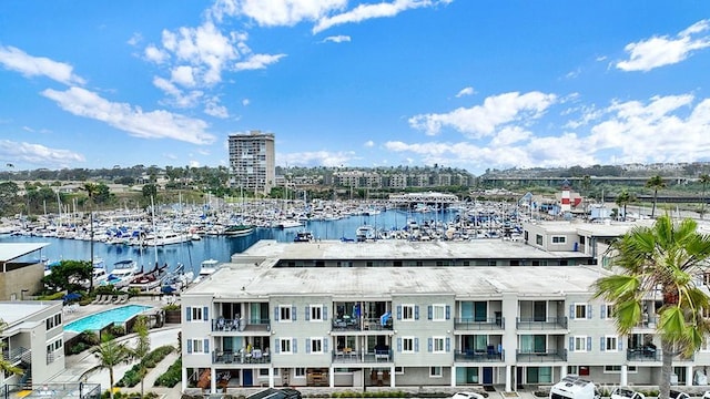 1202 N Pacific St Unit 203A, Oceanside, CA 92054 - water view with numerous boat docks