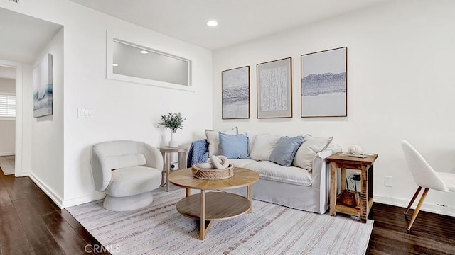 1202 N Pacific St Unit 203A, Oceanside, CA 92054 - living area with wood finished floors and recessed lighting