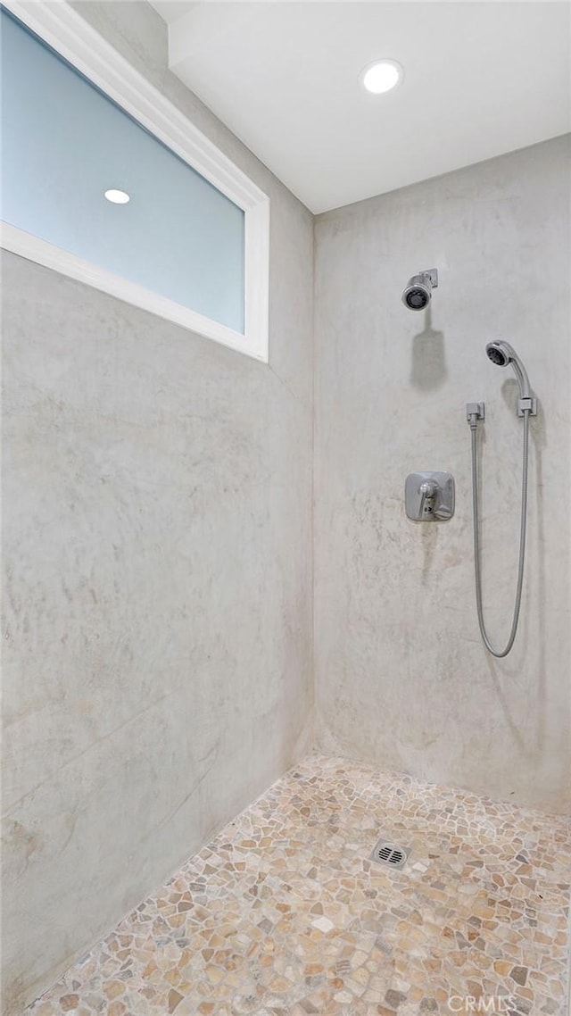 1202 N Pacific St Unit 203A, Oceanside, CA 92054 - full bathroom featuring a tile shower and recessed lighting