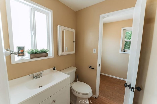 902 E Francis Ave, La Habra, CA 90631 - bathroom featuring vanity and wood finished floors
