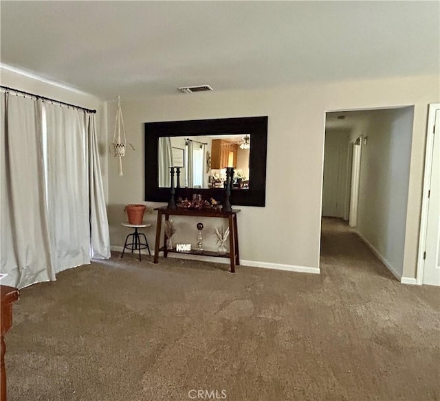 42445 Deep Forest Dr, Coarsegold, CA 93614 - hallway with carpet floors and baseboards