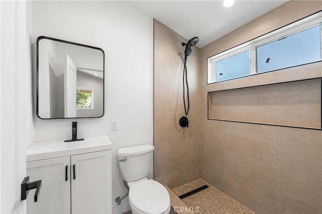 18718 Delight St, Canyon Country, CA 91351 - bathroom with tiled shower and vanity