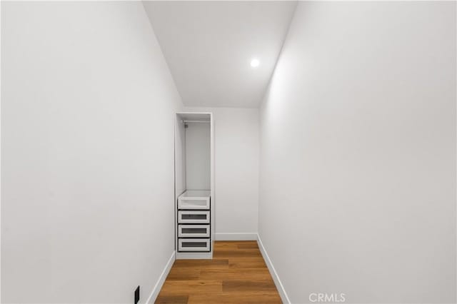 18718 Delight St, Canyon Country, CA 91351 - hall featuring wood finished floors and recessed lighting