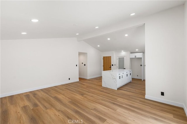 18718 Delight St, Canyon Country, CA 91351 - unfurnished living room featuring light wood-style floors and recessed lighting