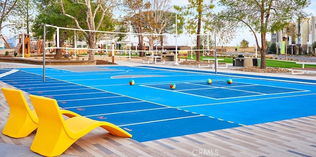 143 Interval, Irvine, CA 92618 - view of tennis court with volleyball court and community basketball court