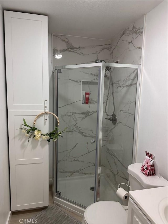 6350 Genesee Ave Unit 107, San Diego, CA 92122 - full bathroom featuring vanity and a marble finish shower