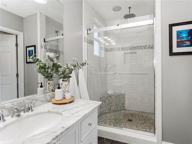 3828 2nd Ave, La Crescenta, CA 91214 - bathroom with a stall shower and vanity
