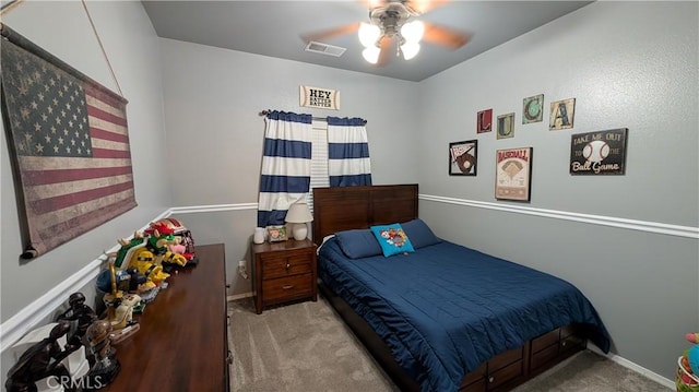 3242 Ashbury Ave, Madera, CA 93637 - bedroom featuring carpet floors and ceiling fan